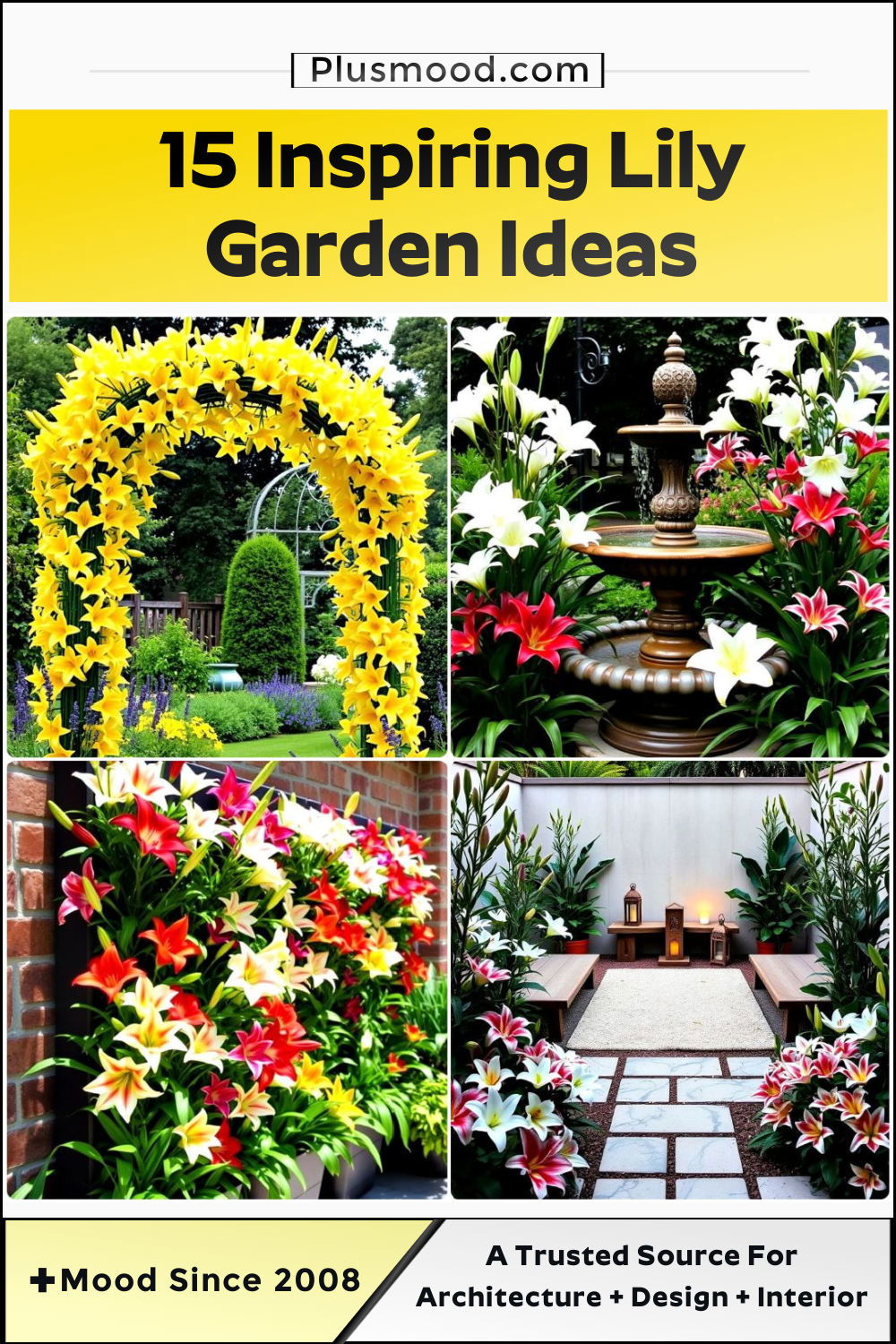 beautiful lily garden ideas