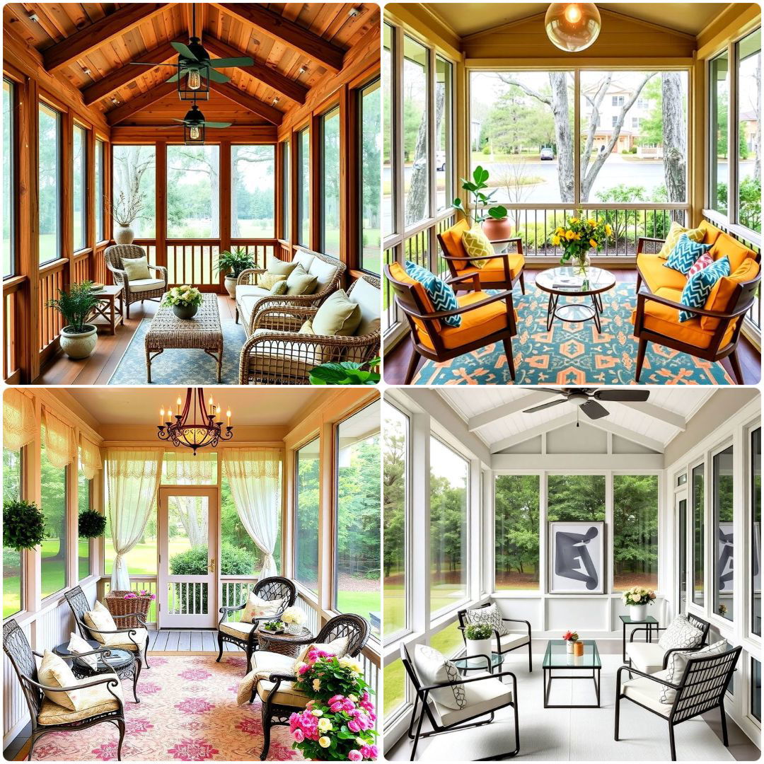 beautiful screened in front porch ideas