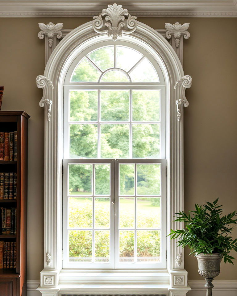 beautiful victorian inspired window trim - 30 Window Trim Ideas