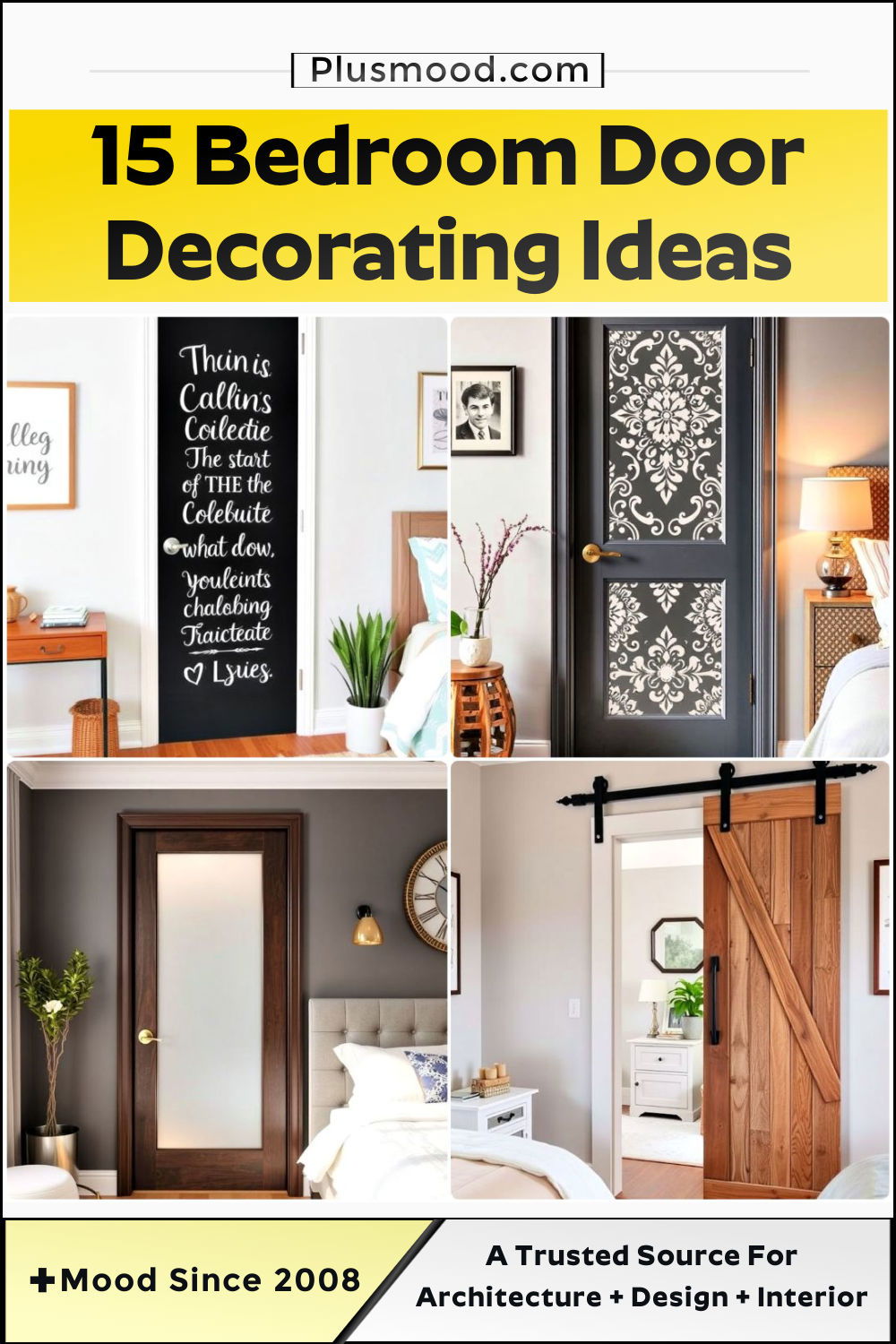 bedroom door decorating idea
