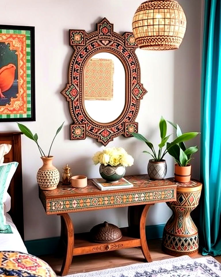 bedroom mosaic inspired decor - 15 Bohemian Moroccan Bedroom Ideas