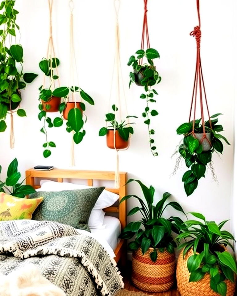 bedroom plants to bring in nature - 25 Boho Teen Bedroom Ideas