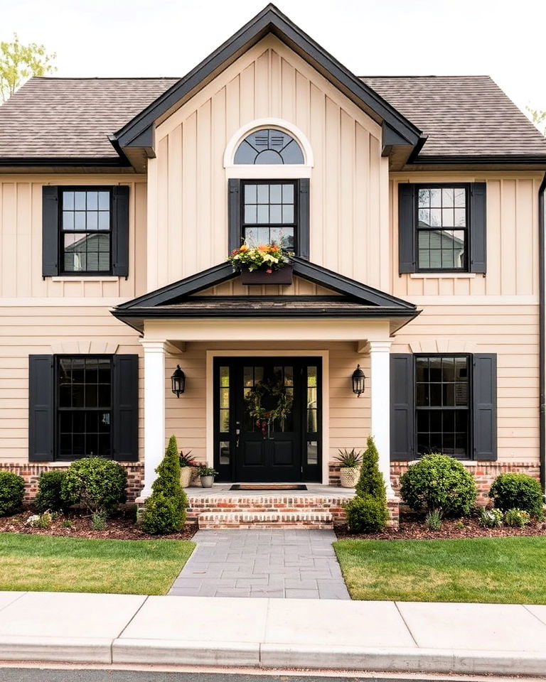 behr wheat bread paint color for exterior home - 15 Greige Paint Colors for Exteriors