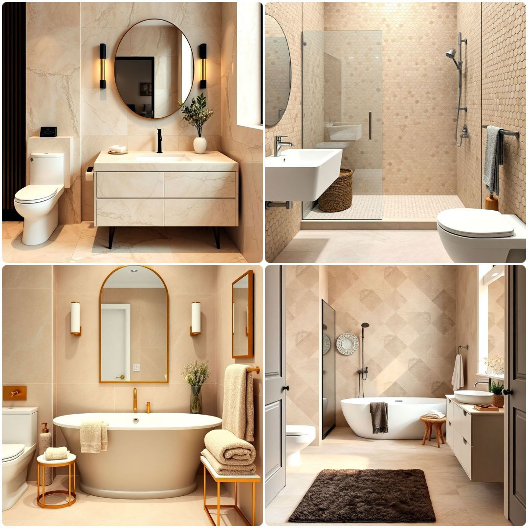 20 Beige Bathroom Ideas To Create A Serene Retreat Space
