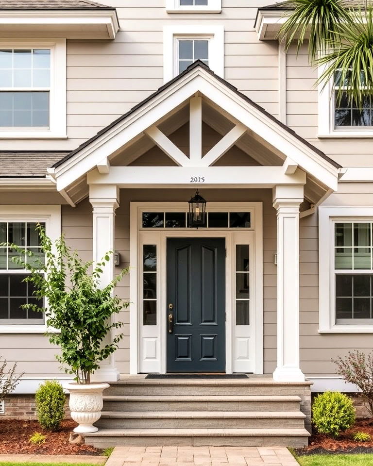 benjamin moore balboa mist greige exterior paint - 15 Greige Paint Colors for Exteriors
