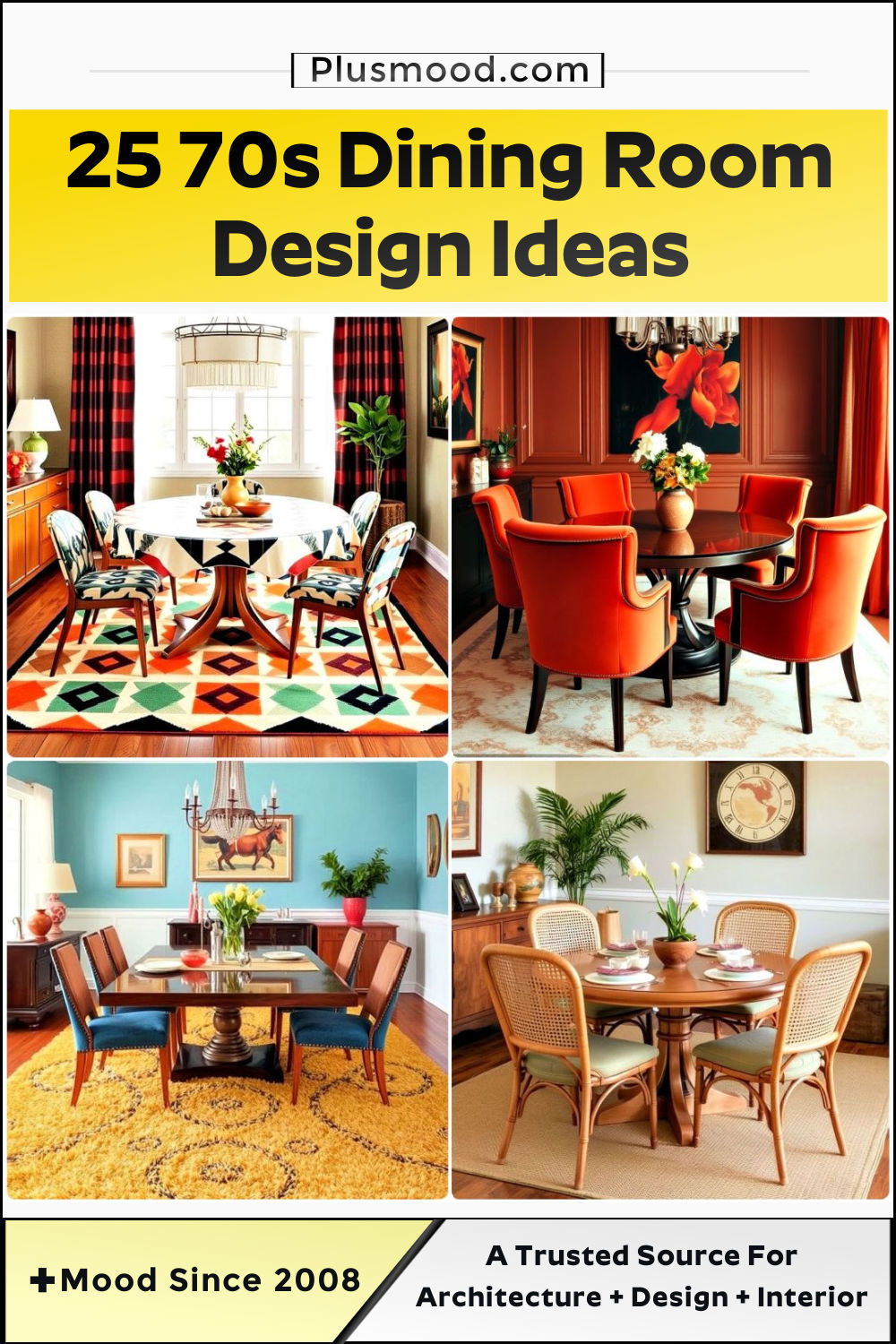 best 70s dining room design ideas