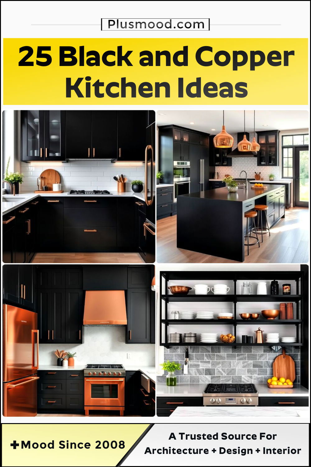 best black and copper kitchen ideas