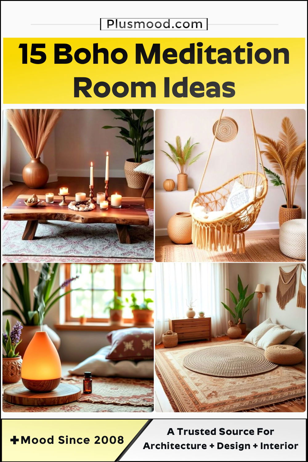 best boho meditation room ideas