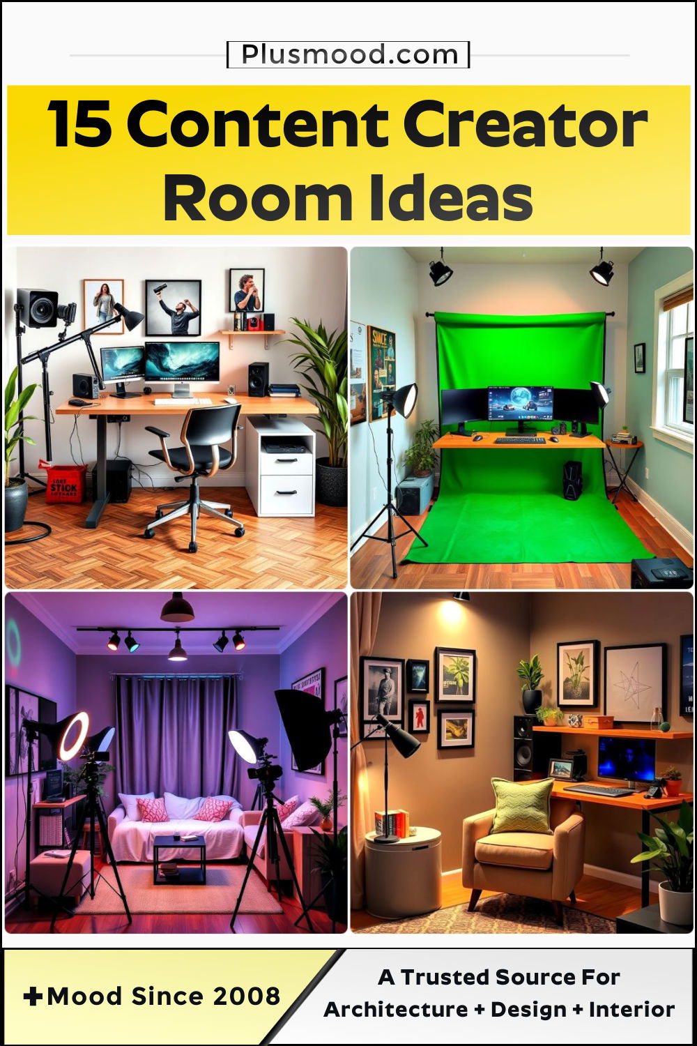 best content creator room ideas