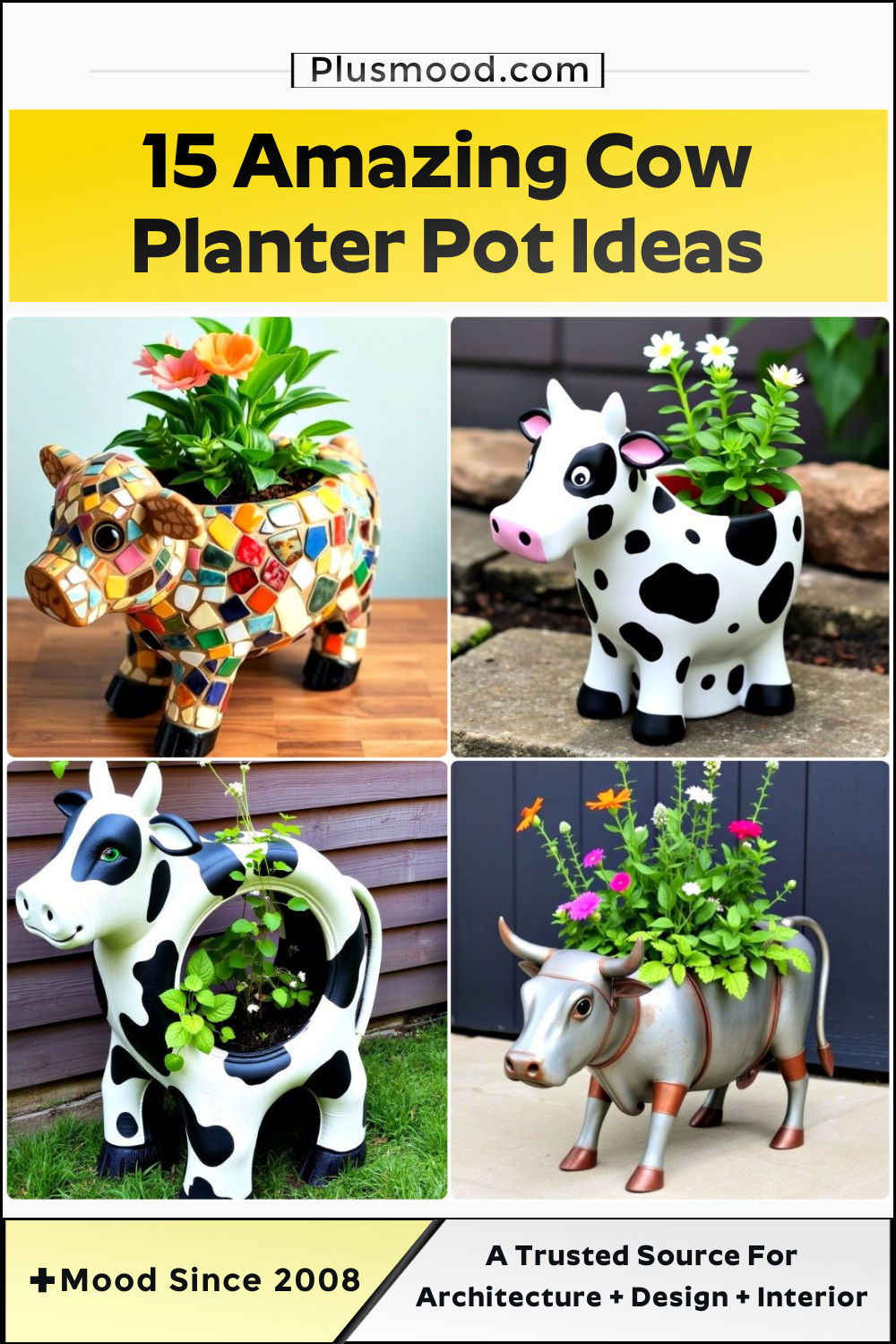 best cow planter pot ideas