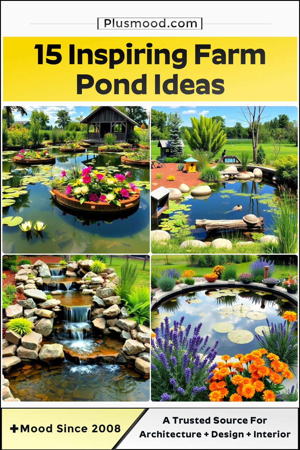 best farm pond ideas