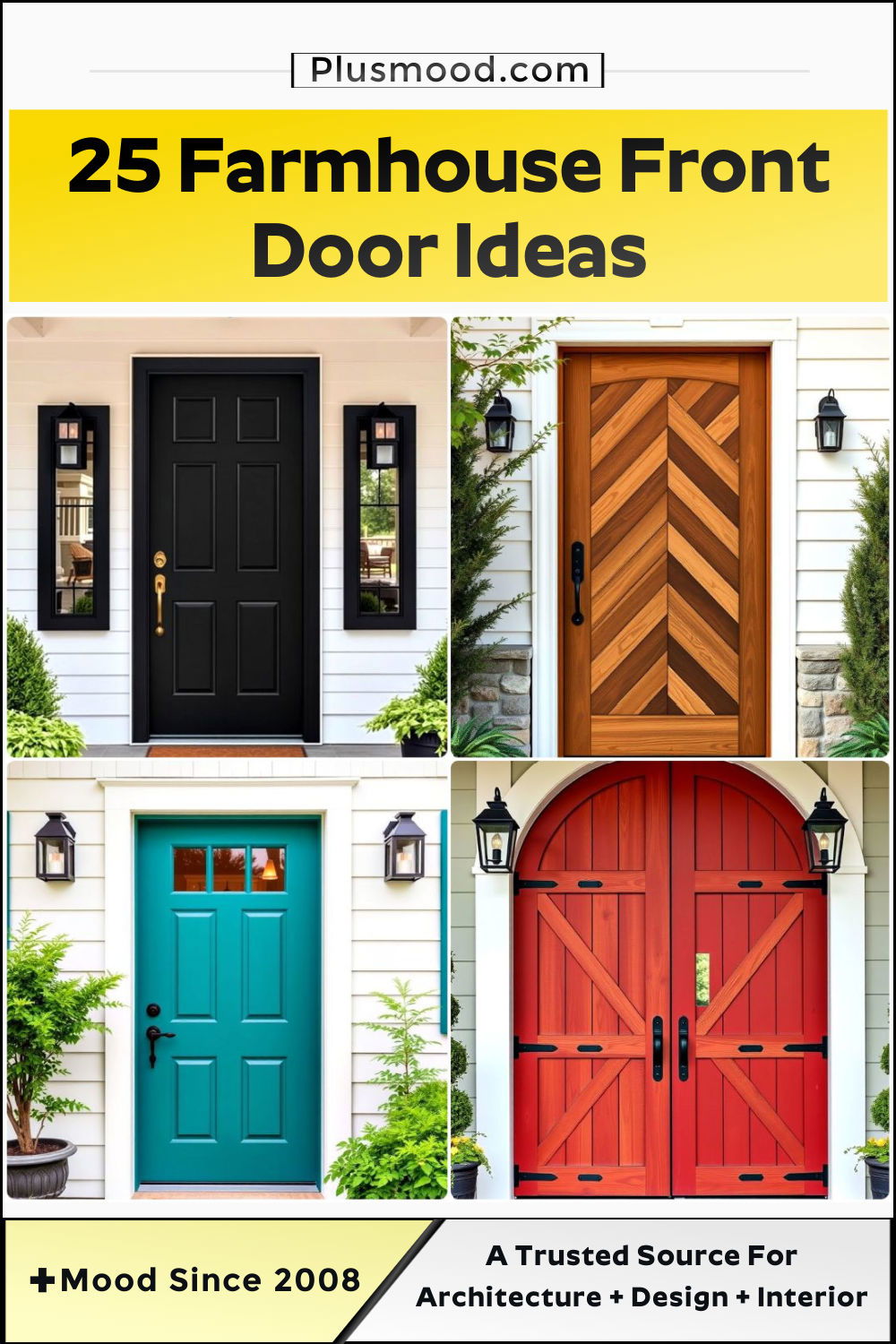 best farmhouse front door ideas