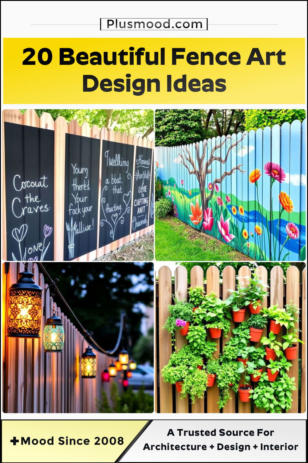 best fence art ideas