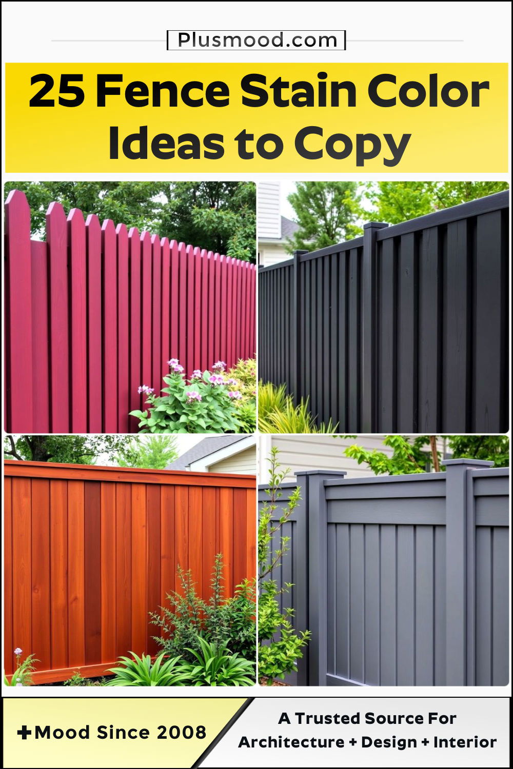 best fence stain colors