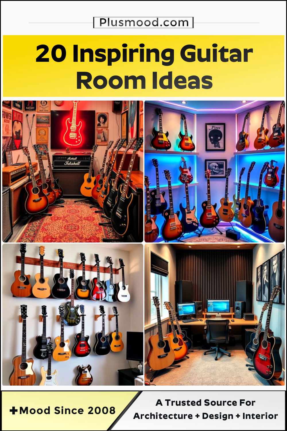 best guitar room ideas