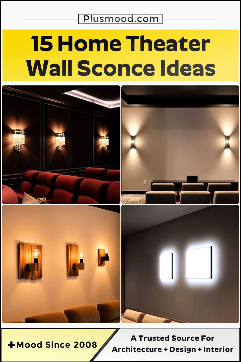best home theater wall sconce ideas