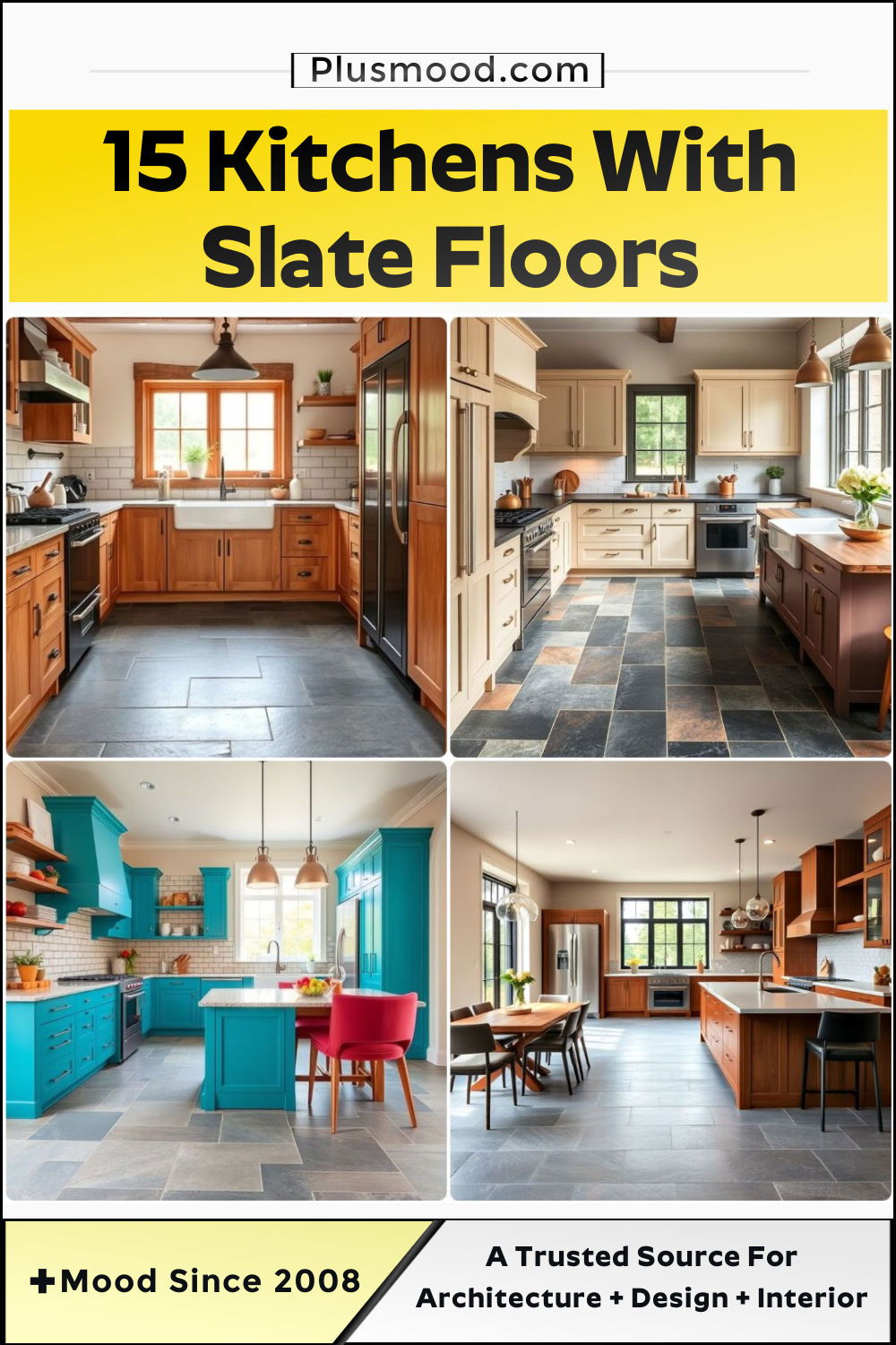 best kitchens with slate floors