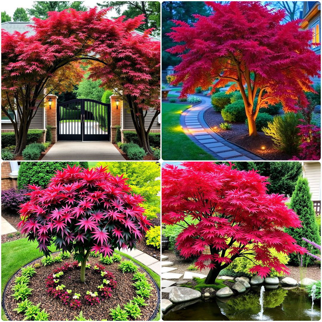 best maple tree landscaping ideas