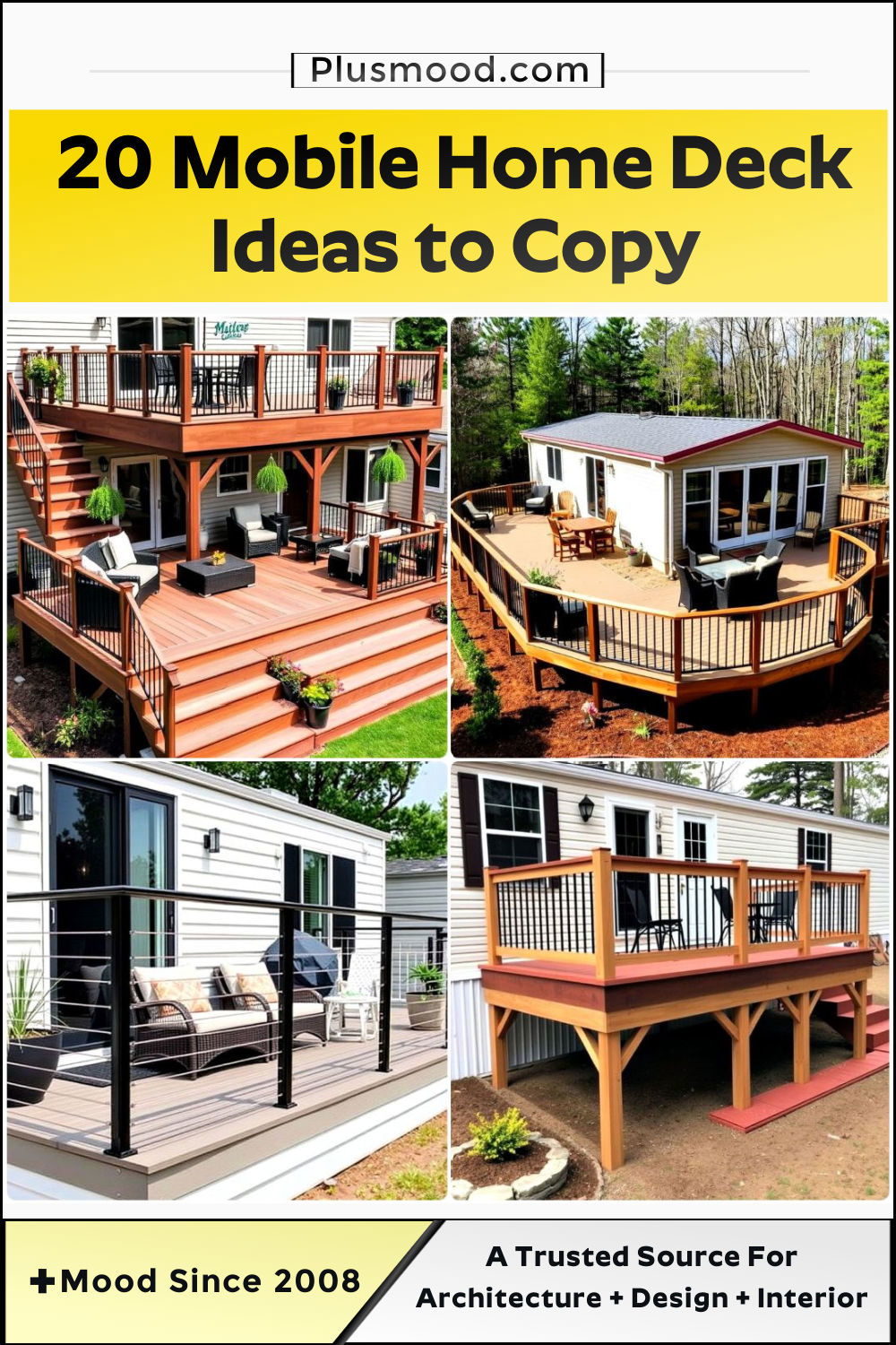 best mobile home deck ideas