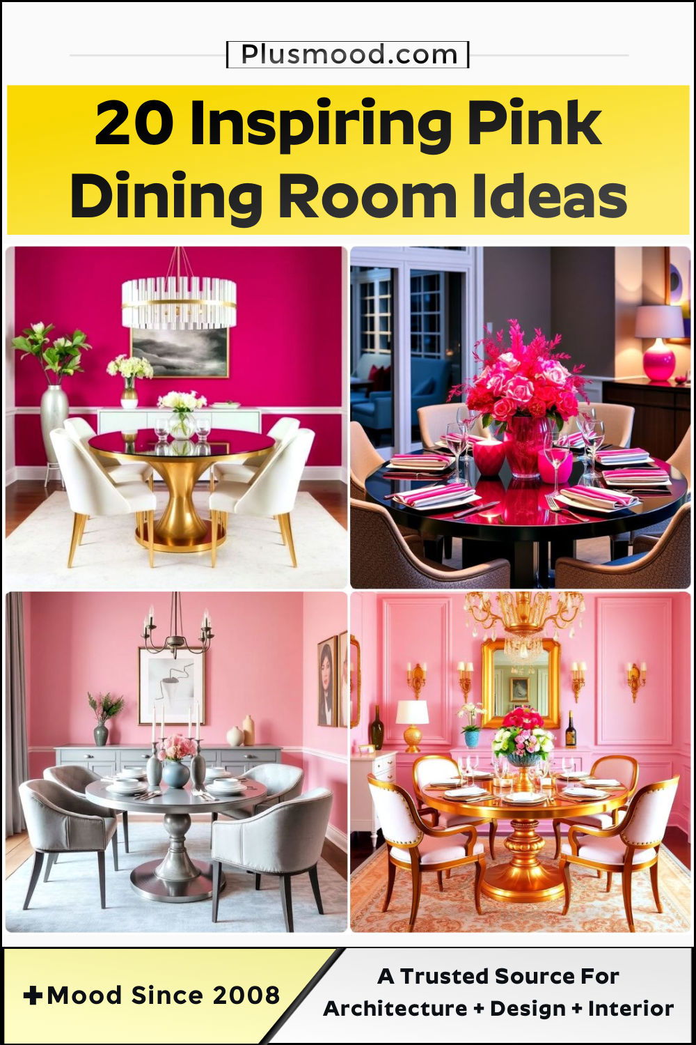 best pink dining room ideas