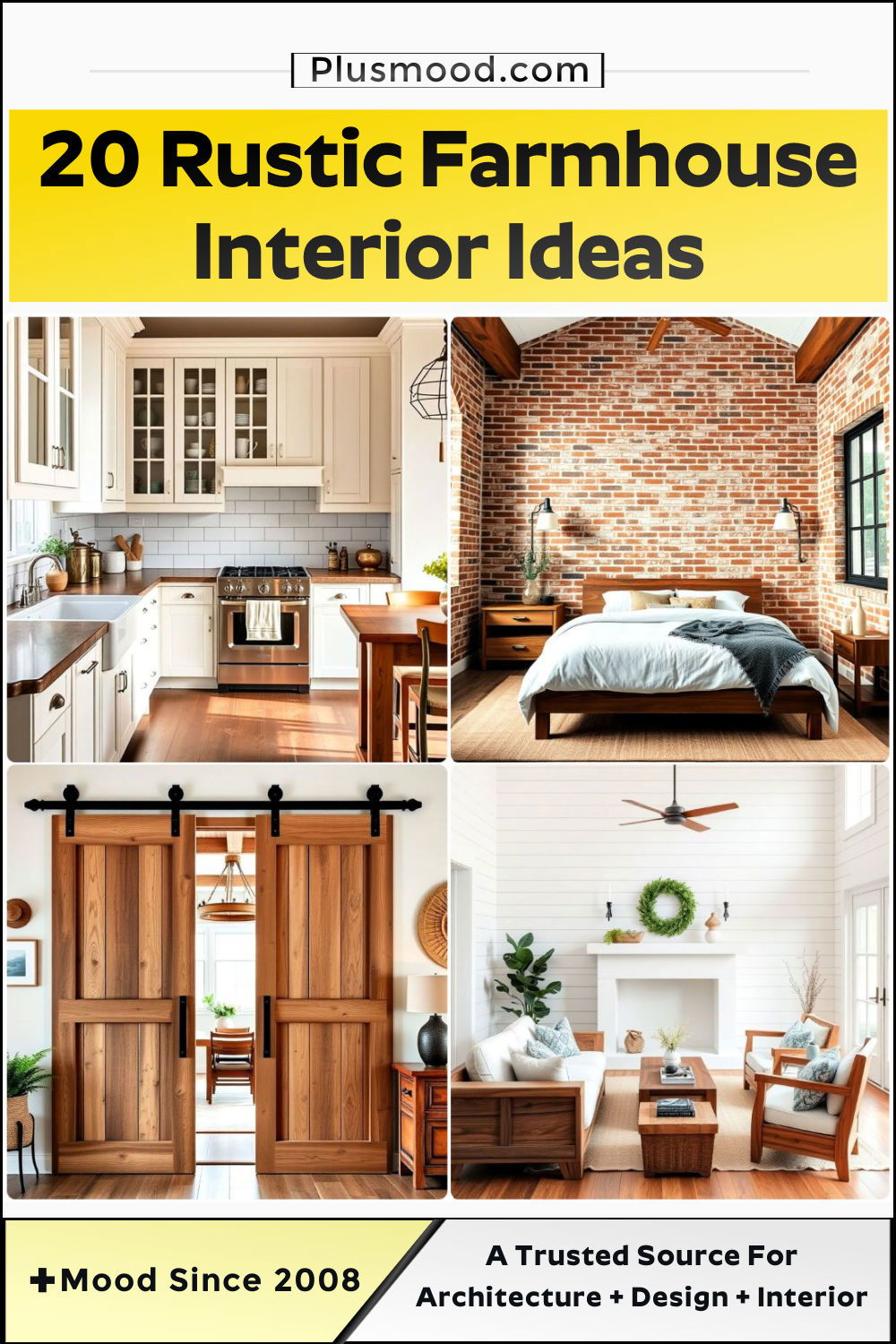 best rustic farmhouse interior design ideas