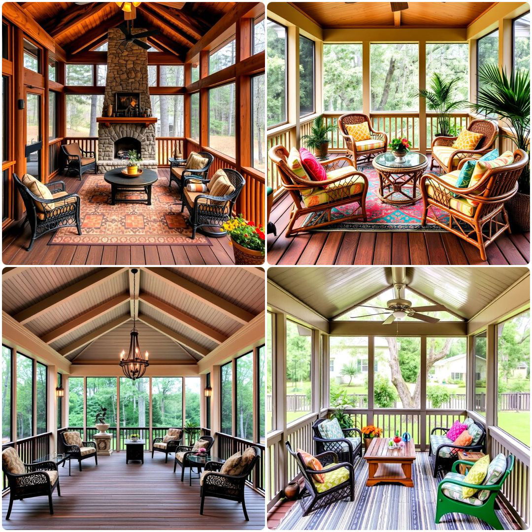 best screened in deck ideas