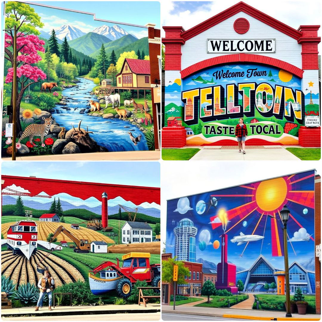 best small town murals