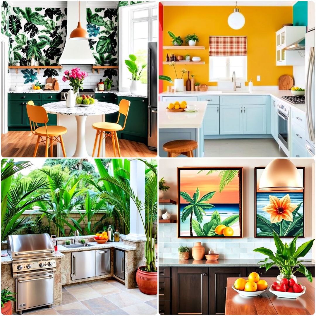 best tropical kitchen ideas