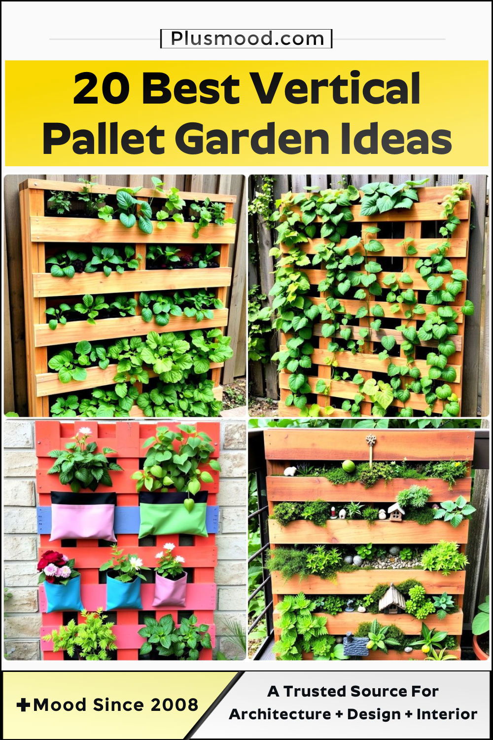 best vertical pallet garden ideas