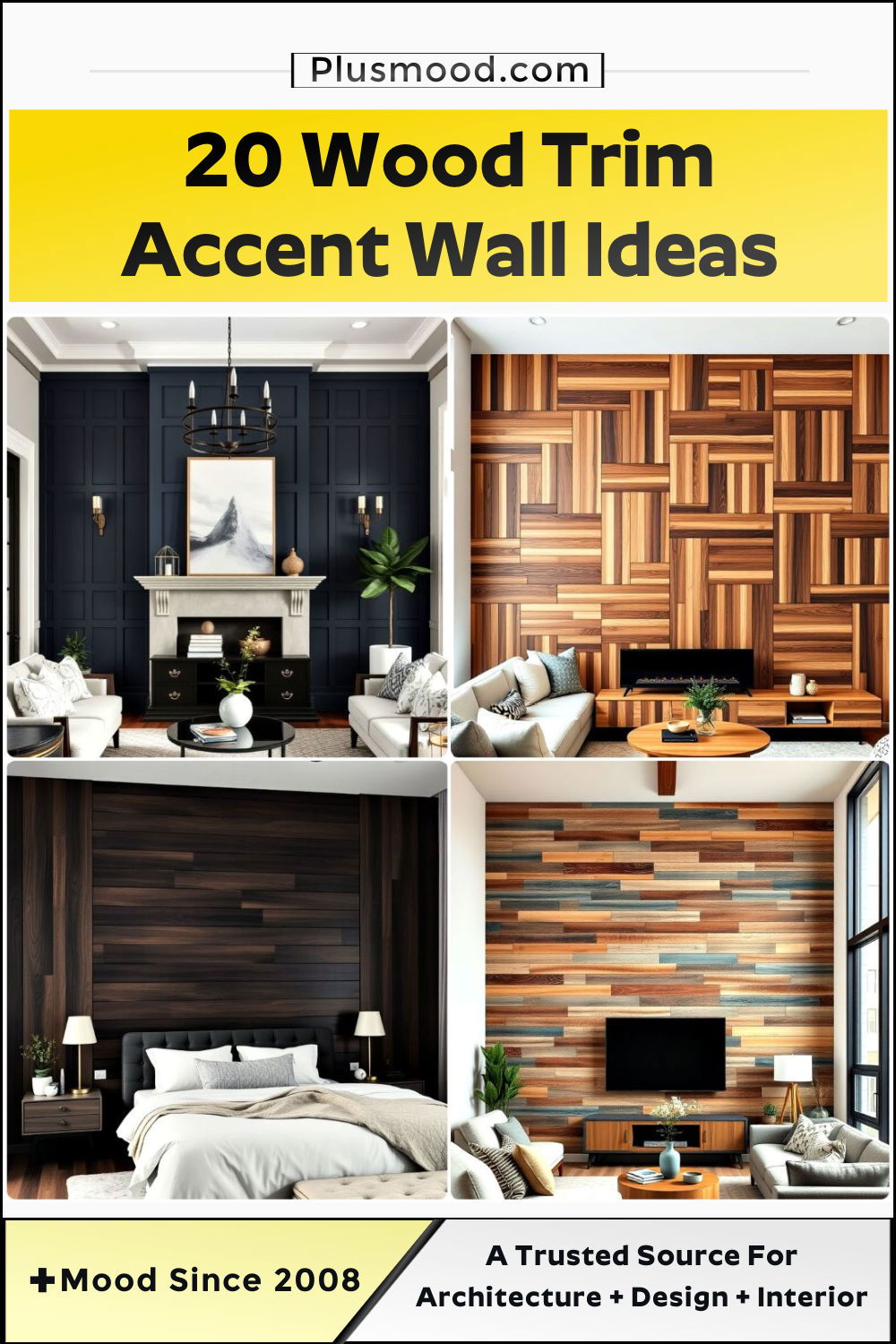 best wood trim accent wall ideas