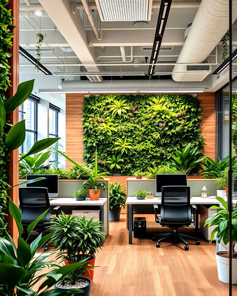 biophilic design corporate office interior - 25 Corporate Office Interior Design Ideas
