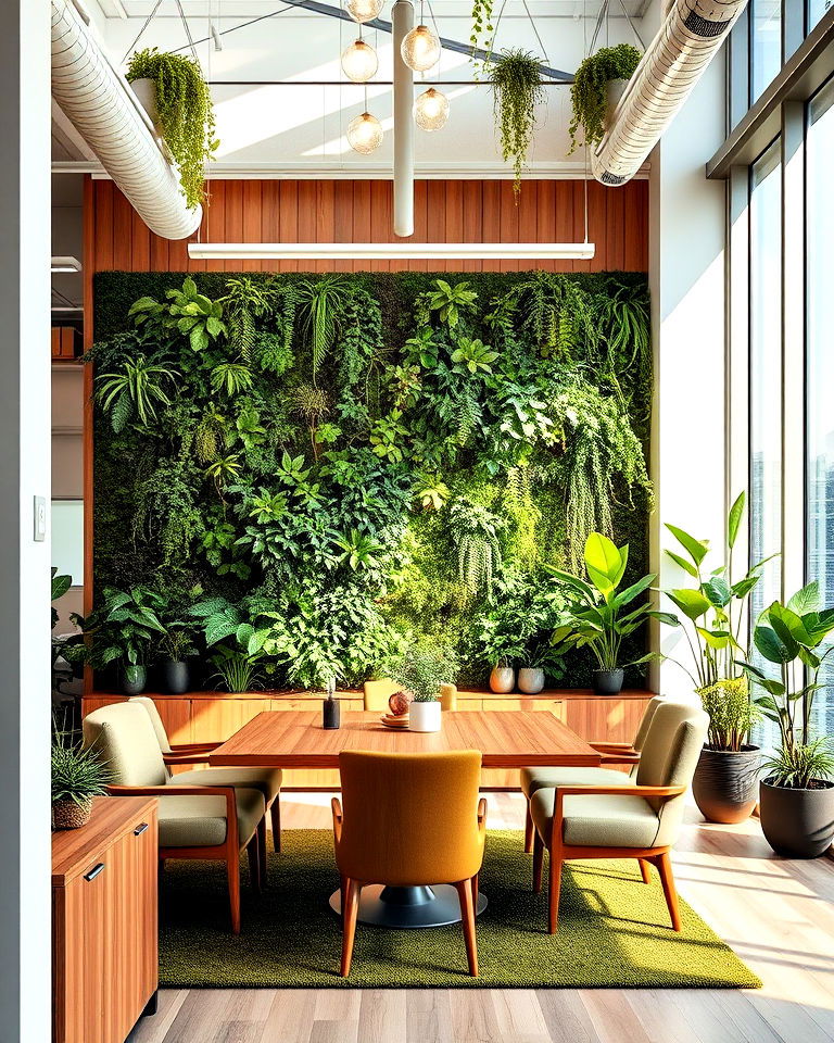 biophilic design office for wellness - 25 Office Interior Design Ideas