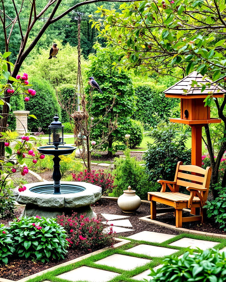 bird sanctuary memorial garden - 30 Memorial Garden Ideas