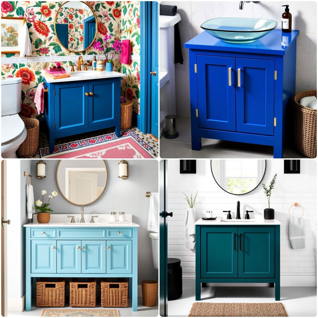 blue bathroom vanity ideas