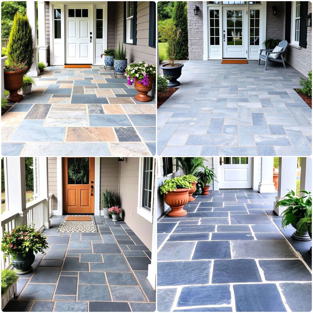 bluestone front porch ideas