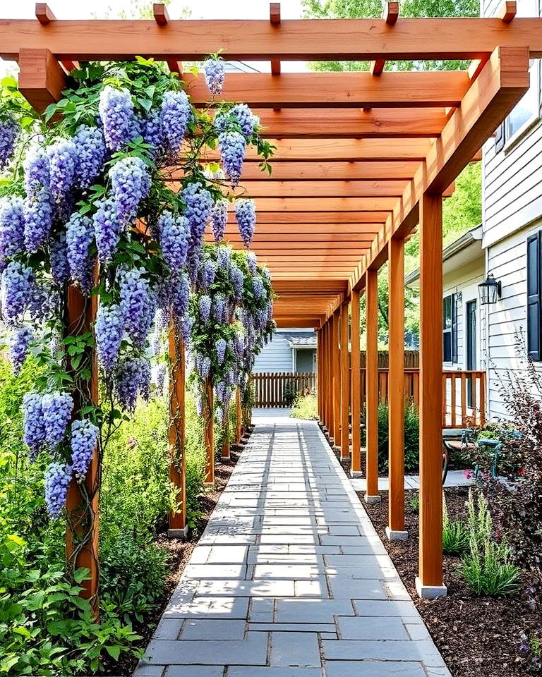 bluestone walkway with pergola - 20 Bluestone Walkway Ideas