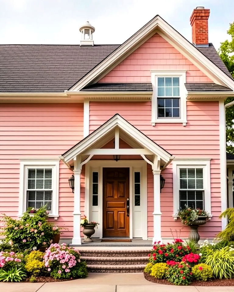 blush pink vinyl siding - 40 Vinyl Siding Colors