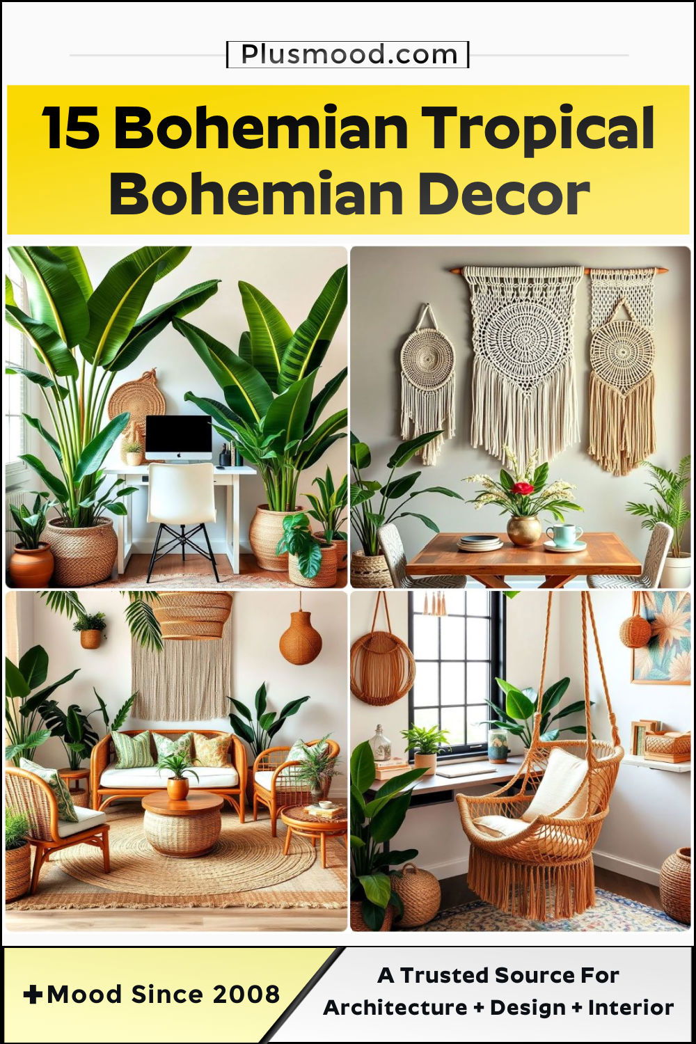 bohemian tropical bohemian decor ideas