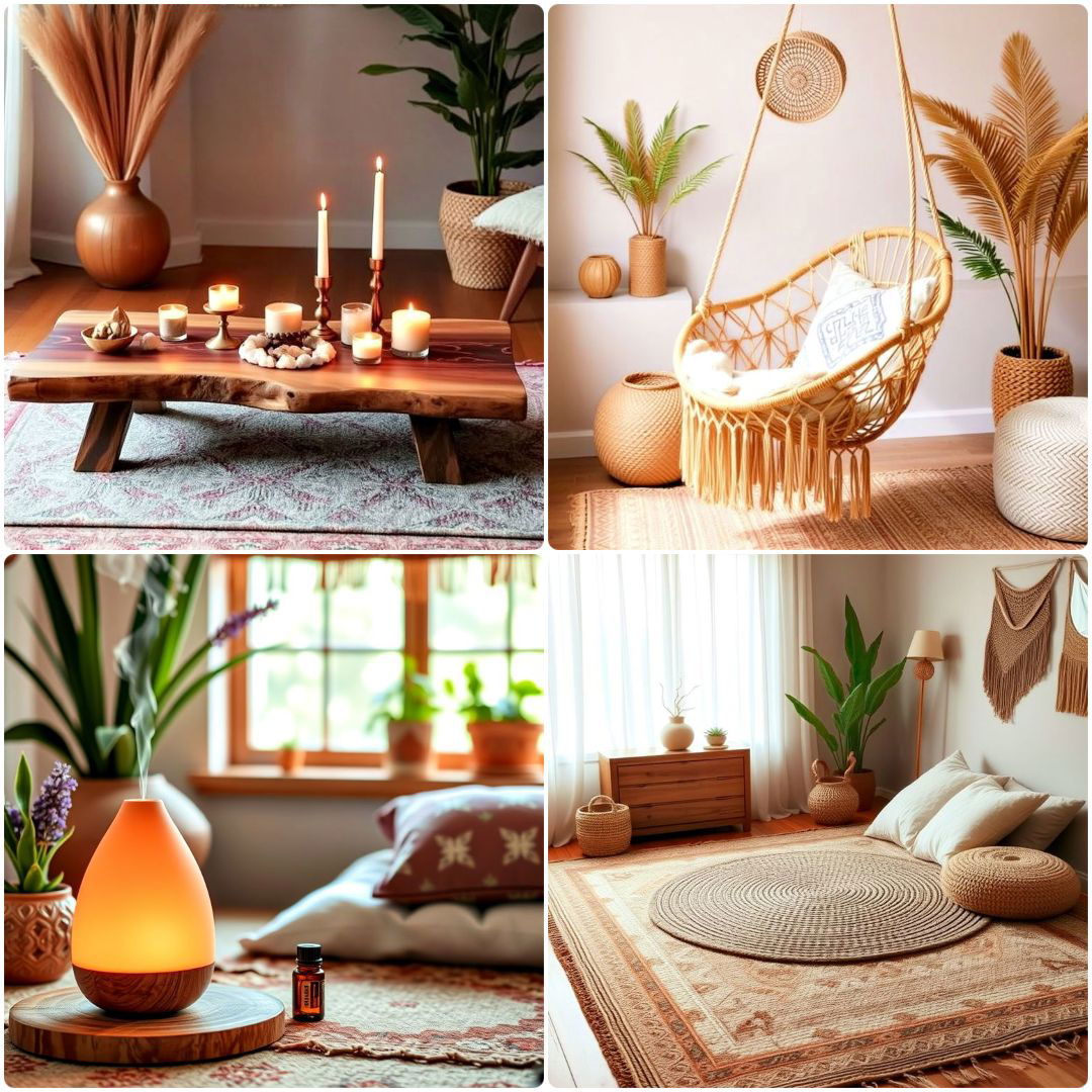 boho meditation room ideas