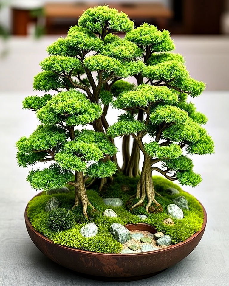 bonsai forest arrangement garden - 15 Bonsai Garden Ideas