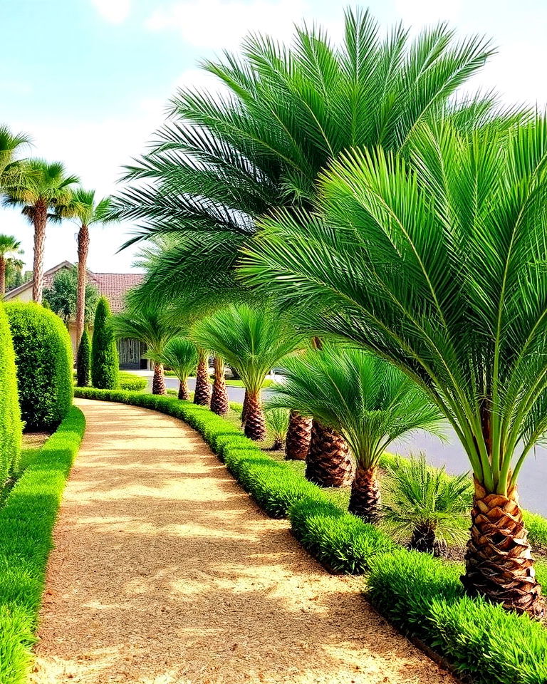 border plants along walkways - 15 Pine Straw Landscaping Ideas