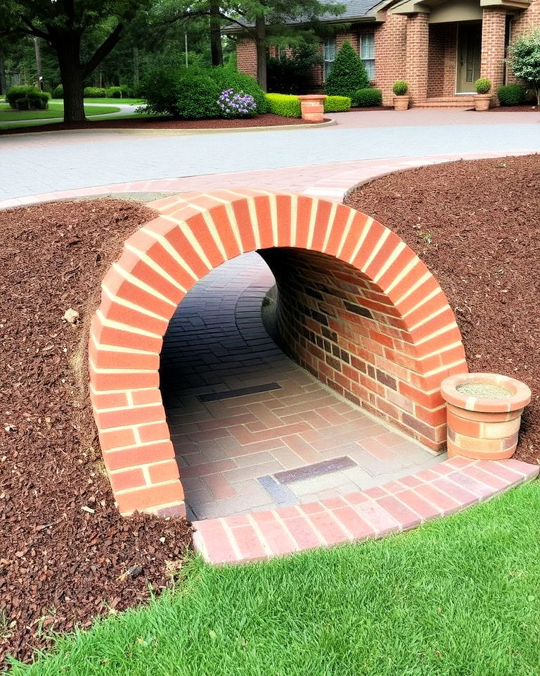 brick driveway culvert design - 15 Driveway Culvert Ideas
