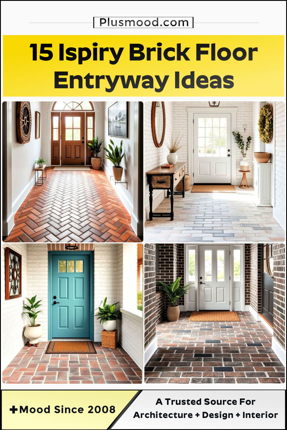 brick floor entryway ideas