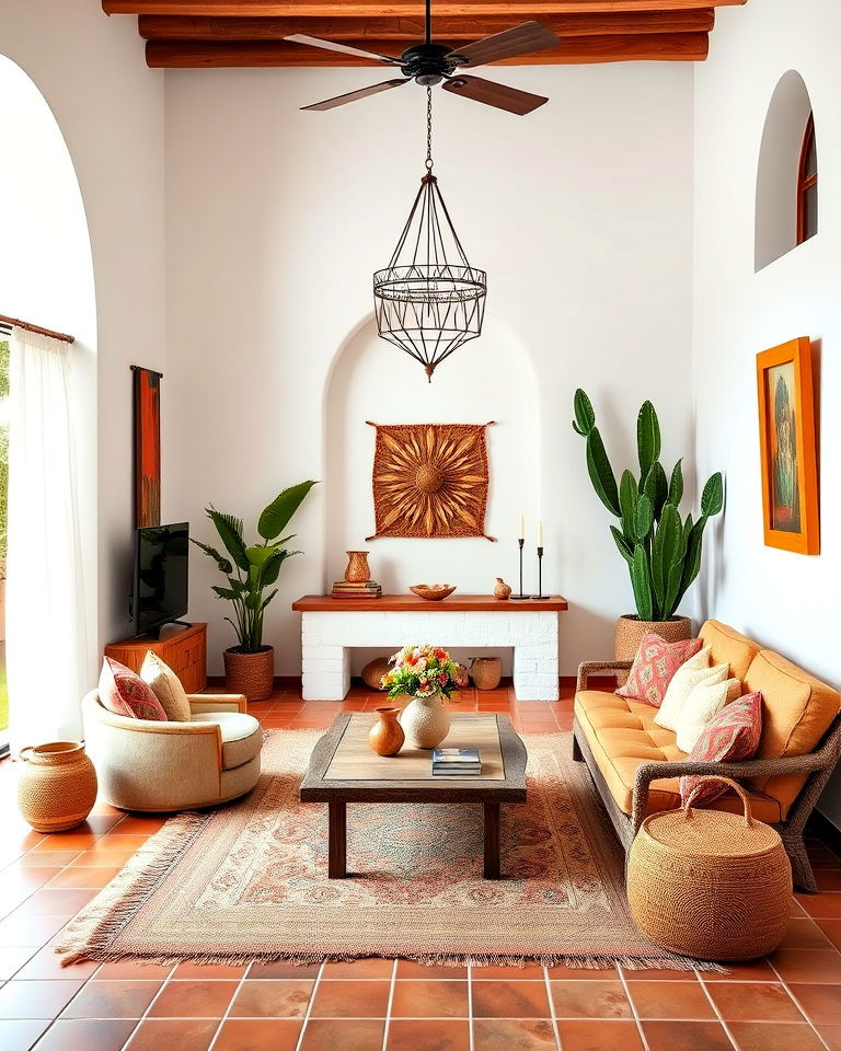 bright white mexican interior paint color - 20 Mexican Interior Paint Colors