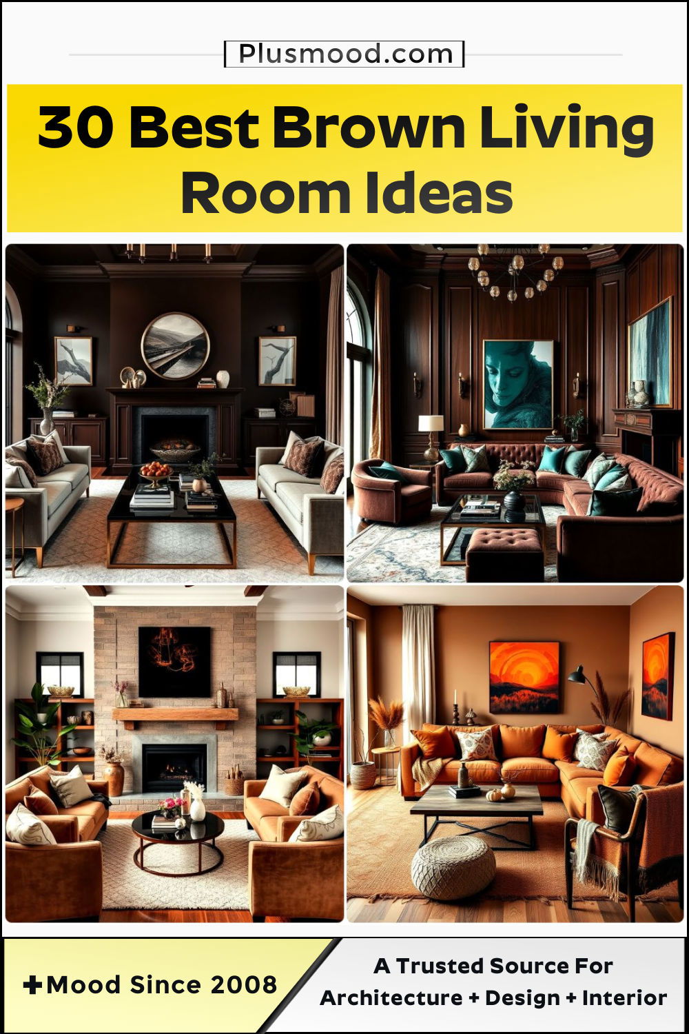 brown living room ideas to copy