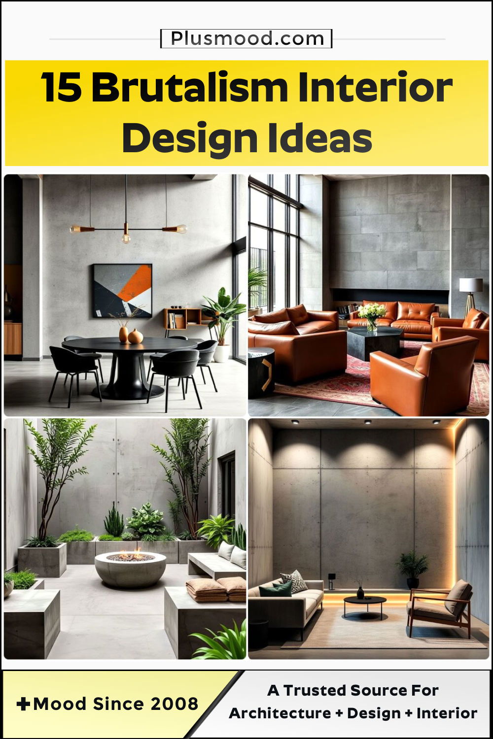brutalism interior design ideas
