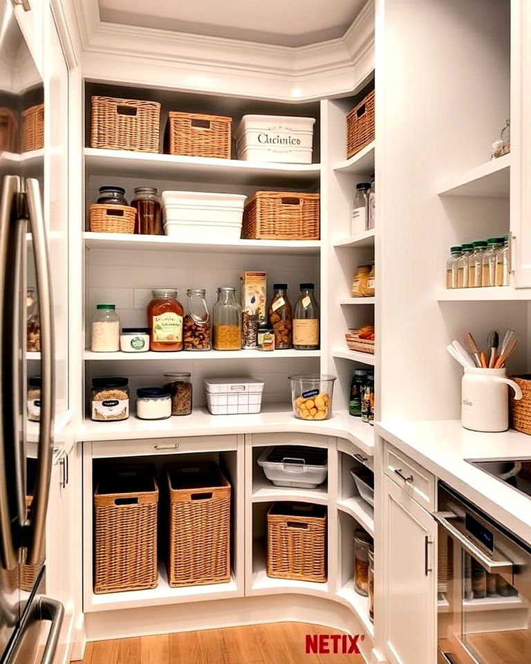 build a corner pantry in a small kitchen - 15 Awkward Kitchen Corner Ideas