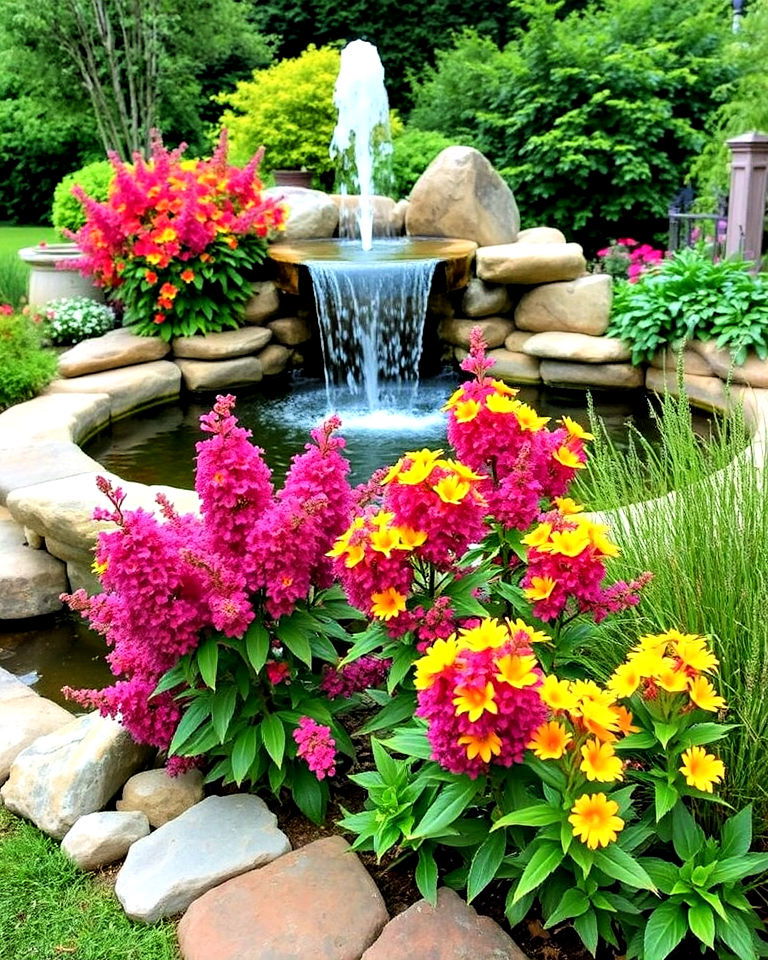 butterfly bushes accent for water features - 15 Butterfly Bush Landscaping Ideas