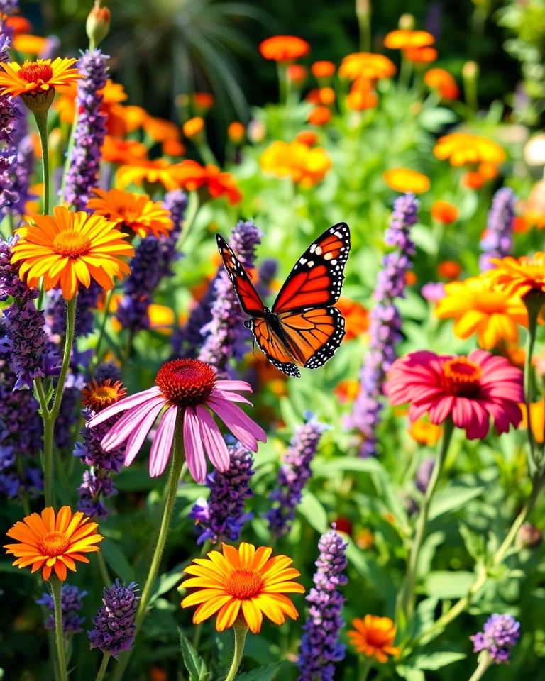 butterfly friendly flower beds - 20 Aesthetic Garden Ideas