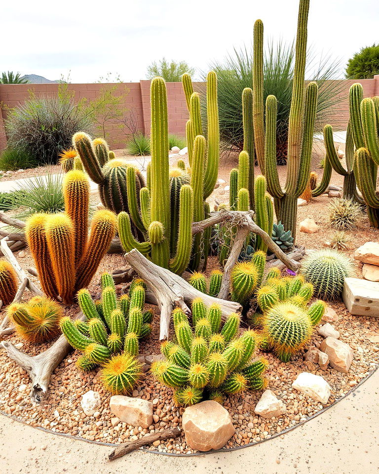 cactus gardens with sandy soil - 25 Drought Tolerant Landscaping Ideas